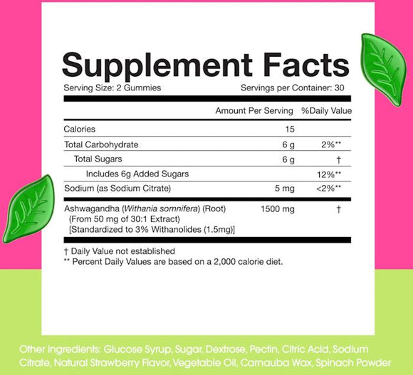 Obvi Ashwagandha Gummies|Stress|Bodyandfitness.com