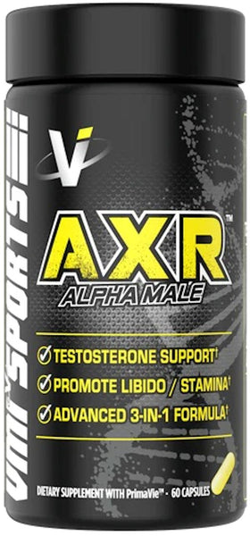 VMI Sports AXR Alpha Male Testosterone Support 60 Capsules|Test Booster|Bodyandfitness.com