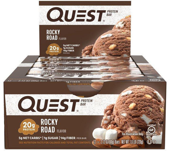 Quest Bars Quest 12 box|Bars|Bodyandfitness.com