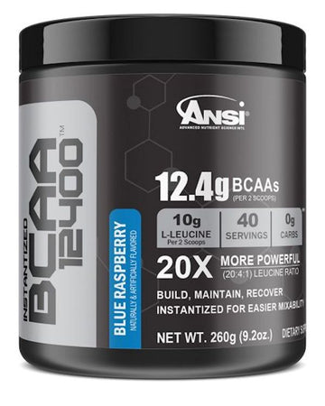 ANSI BCAA 12400 40 servings|BCAAs|Bodyandfitness.com