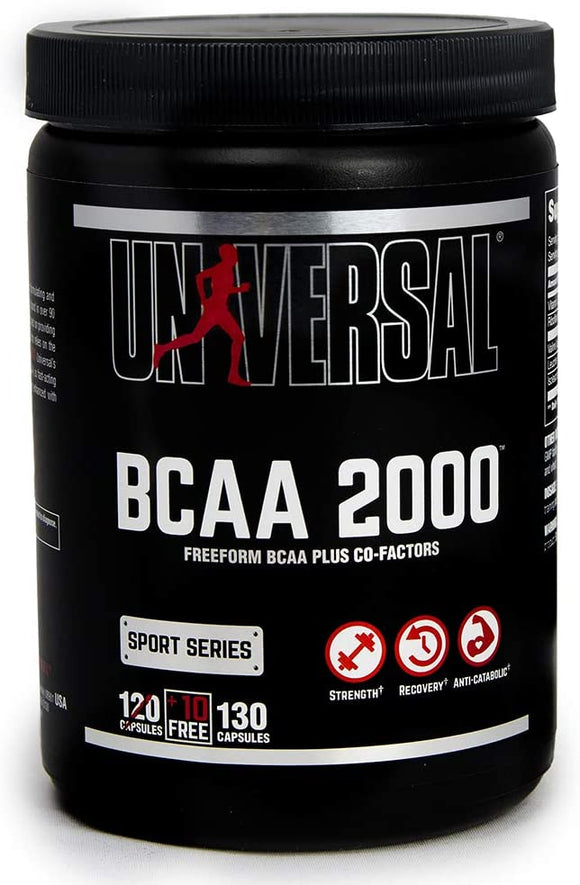 Universal Nutrition BCAA 2000 130 caps|BCAA|Bodyandfitness.com