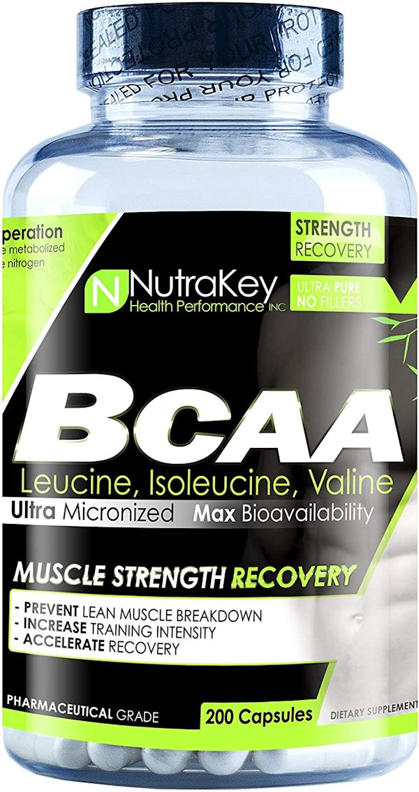 NutraKey BCAA muscle builder 200Caps