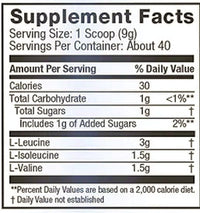 JYM Supplement Science BCAA recovery fact