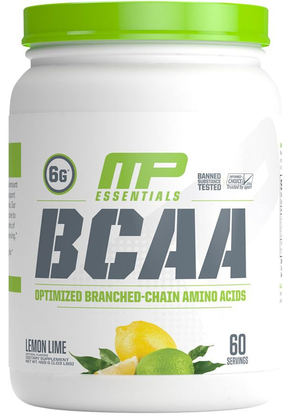 MusclePharm BCAA Essentials 60 servings|BCAAs|Bodyandfitness.com