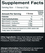RuleOne Protein BCAAs fact