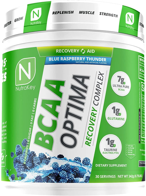 Nutrakey BCAA Optima Recovery 30 servings|BCAA|Bodyandfitness.com