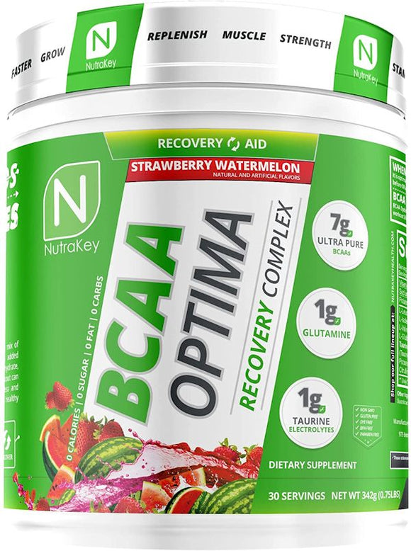 Nutrakey BCAA Optima Recovery 30 servings|BCAA|Bodyandfitness.com