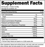 Bucked Up BCAA Original facts
