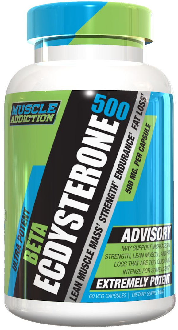 Muscle Addiction Beta-Ecdysterone-500 60 VegCaps|Muscle Growth|Bodyandfitness.com