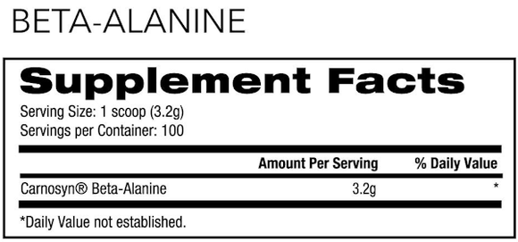 NFSports Beta-Alanine 100 servings|Beta-alanine|Bodyandfitness.com
