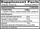 Betancourt Nutrition Carnitine Plus 60 servings|Carnitine|Bodyandfitness.com