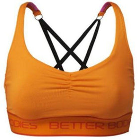 Better Bodies Athlete Short Top Bright Orange|Women's Clothing|Bodyandfitness.com