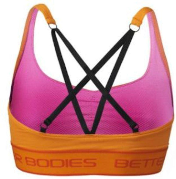 Better Bodies Athlete Short Top Bright Orange|Women's Clothing|Bodyandfitness.com