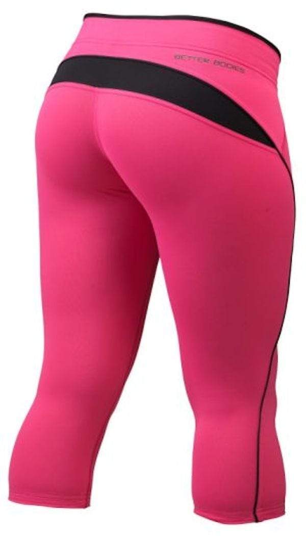 Better Bodies Shaped 3/4 Tights Hot Pink-2