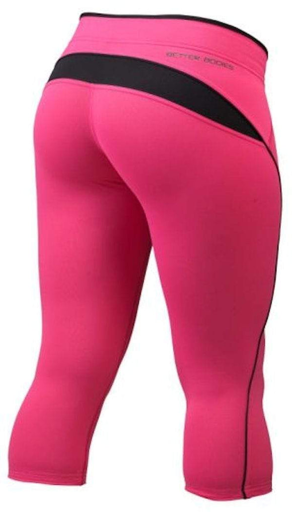 Better Bodies Shaped 3/4 Tights Hot Pink|Women' Clothing|Bodyandfitness.com