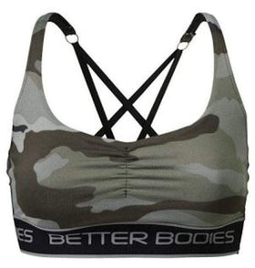Better Bodies Athlete Short Top Green Camoprint|Women's Clothing|Bodyandfitness.com