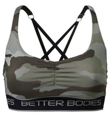 Better Bodies Athlete Short Top Green Camoprint (Discontinue Limited Supply)