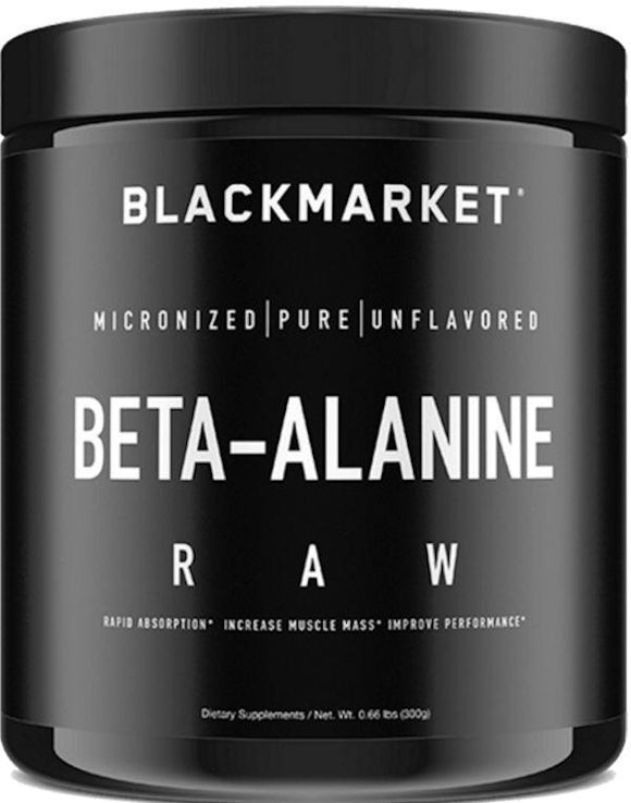 BlackMarket Labs Beta-Alanine Raw|Pre Workout|Bodyandfitness.com