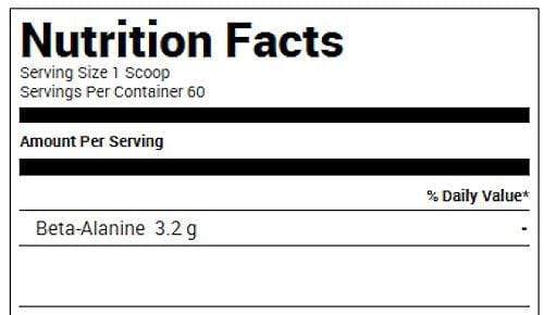 BlackMarket Labs Beta-Alanine Raw|Pre Workout|Bodyandfitness.com