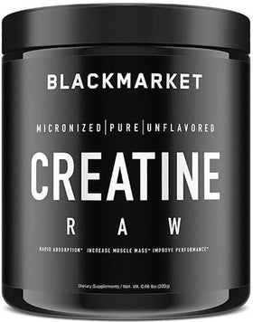 BlackMarket Labs Creatine RAW 60 Servings|Creatine|Bodyandfitness.com