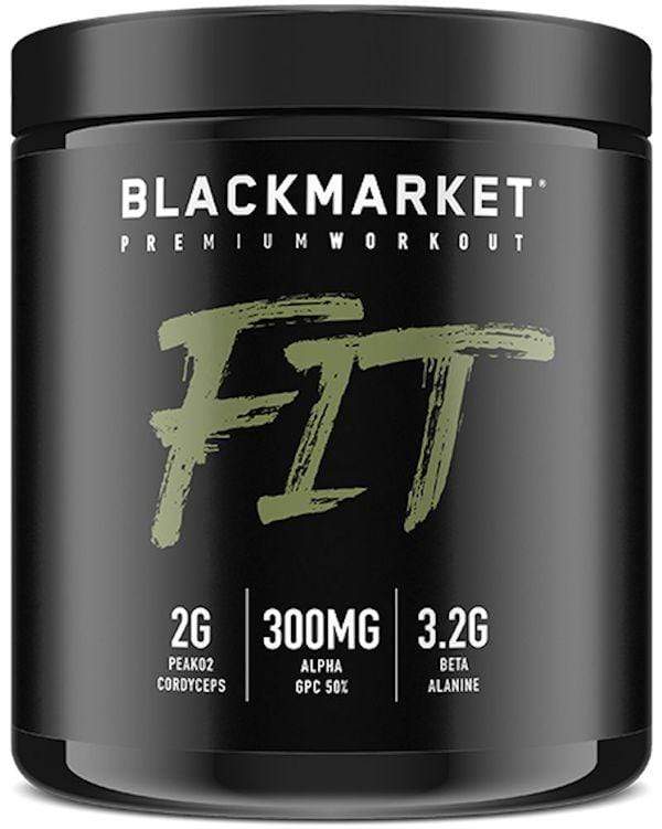 BlackMarket Labs Fit Pre-Workout 35 Servings friut
