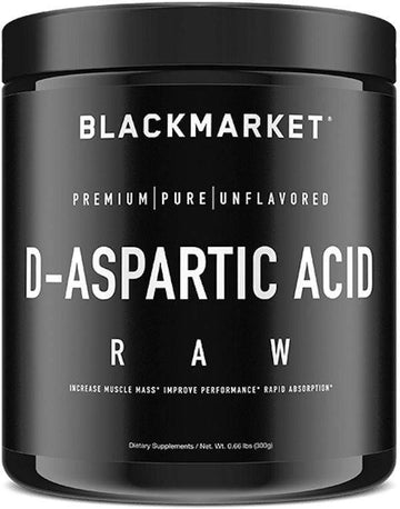 BlackMarket Labs D-Aspartic Acid Raw