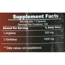 Body and Fitness L-Arginine and L-Ornithine 750 mg 250 cap|Amino Acids|Bodyandfitness.com