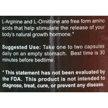 Body and Fitness L-Arginine and L-Ornithine 750 mg 250 cap|Amino Acids|Bodyandfitness.com