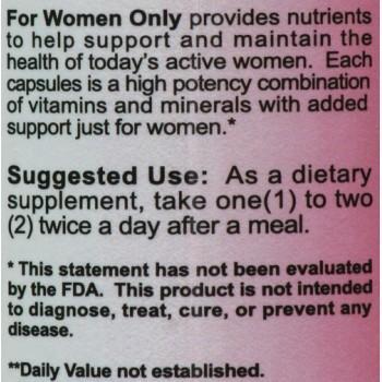 Body and Fitness For Women Only 240 Caps|Multi Vitamin|Bodyandfitness.com