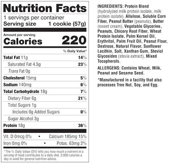 Lenny & Larry's The Boss Cookie|Protein Bars, Cookie and Food|Bodyandfitness.com