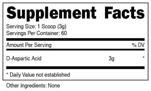 DAS Labs Bucked Up D Aspartic Acid 60 servings|Test Booster|Bodyandfitness.com