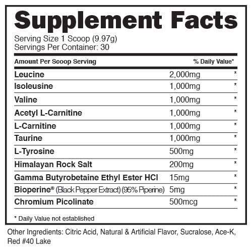 DAS Labs Bucked Up Racked 30 servings|BCAA|Bodyandfitness.com