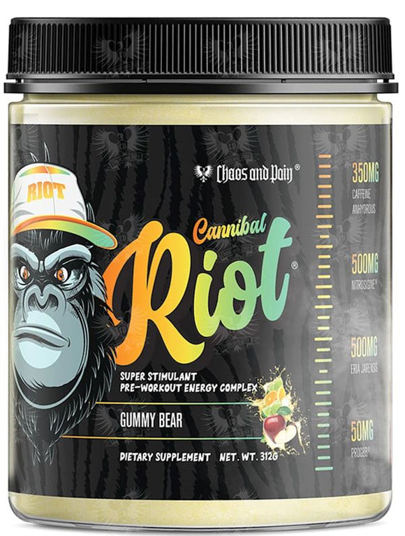 Chaos and Pain Cannibal Riot High-Stim Pre-Workout|Pre Workout|Bodyandfitness.com