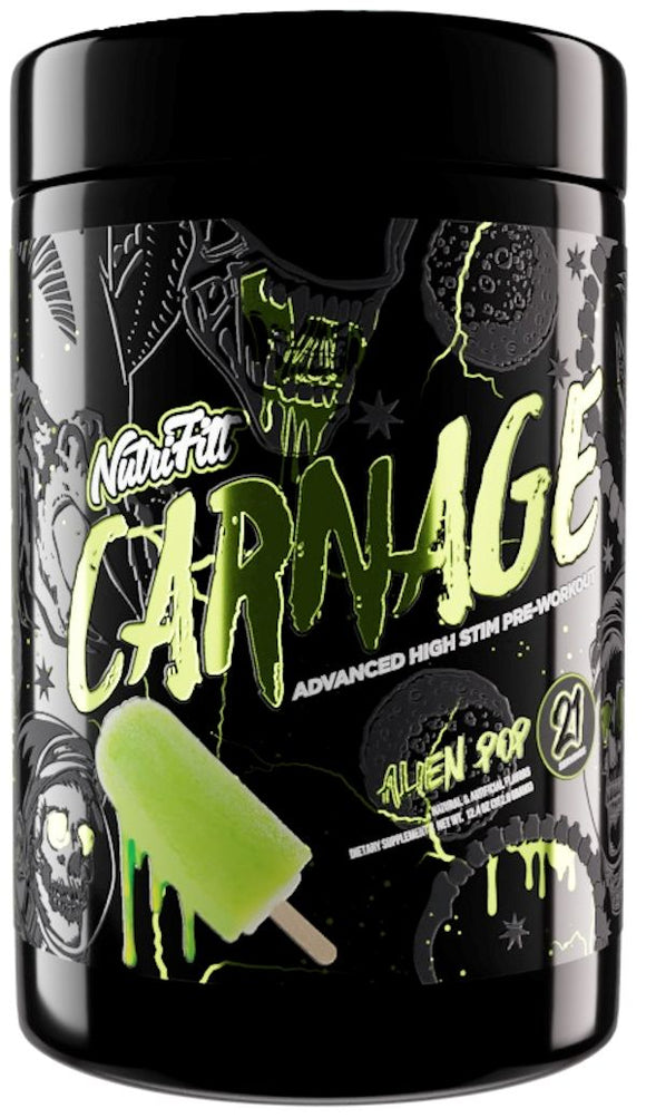NutriFitt Carnage Advanced High Stim Pre-Workout|Pre-Workout|Bodyandfitness.com