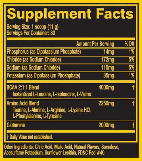 Cellucor BCAA Sport - Body and Fitness fact