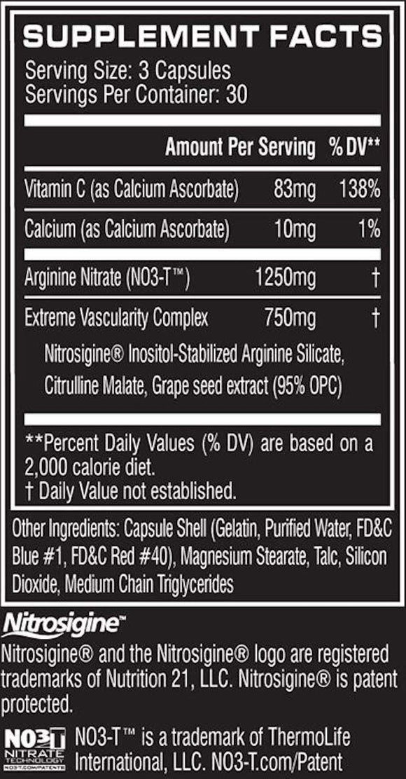 Cellucor NO3 Chrome 90 Caps|Muscle Pumps|Bodyandfitness.com