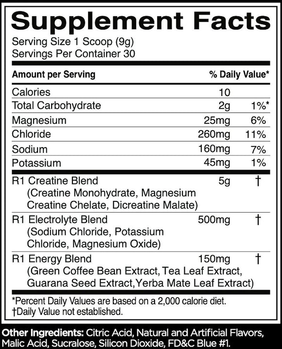 Rule One Charged Creatine Multi-Source  Energy, & Hydration|Creatine|Bodyandfitness.com