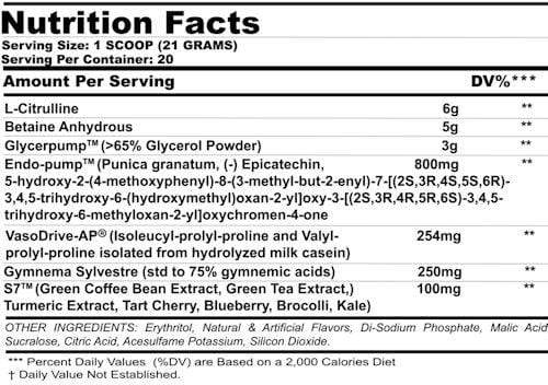 Chemix King of Pumps Non-Stim 20 Servings|Citrulline|Bodyandfitness.com