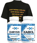GenXLabs The Best PCT Stack X-ABOL with Chrysin 750 with FREE T-Shirt|Test Booster|Bodyandfitness.com
