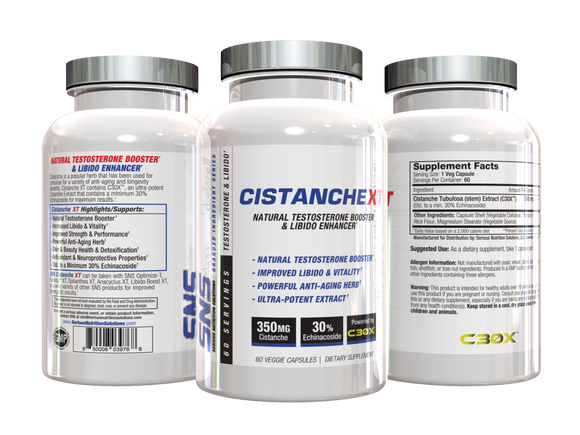Serious Nutrition Solutions SNS Cistanche XT Test Booster 60ct|Test Booster|Bodyandfitness.com