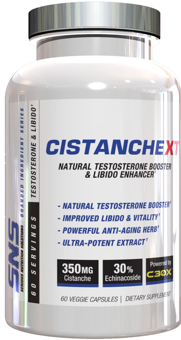 SNS Serious Nutrition Solutions Cistanche XT Test Booster 60ct