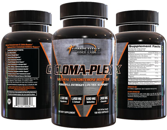 Competitive Edge Labs Cloma-Plex 180 Caps|Test Booster|Bodyandfitness.com