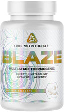 Core Nutritionals Blaze Multi-Stage Thermogenic 140 Veg-Caps|Fat Burner|Bodyandfitness.com