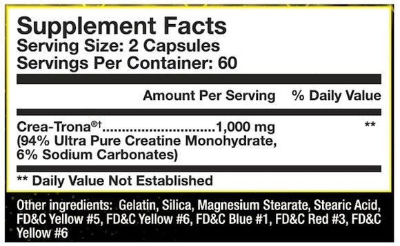 FlnaFlex Crea-Tona Creatine Capsules|Creatine|Bodyandfitness.com