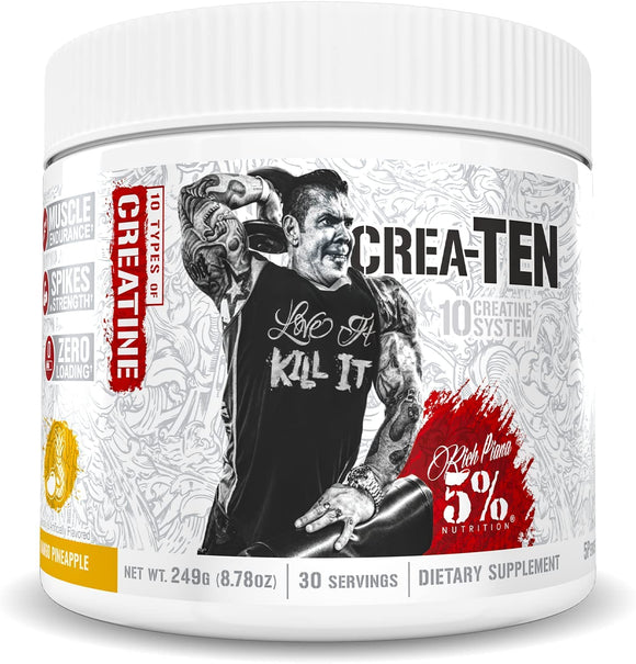 5% Nutrition Crea-Ten in 1 30 Servings|Creatine|Bodyandfitness.com