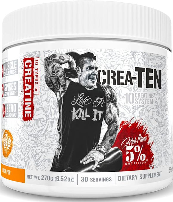 5% Nutrition Crea-Ten in 1 30 Servings|Creatine|Bodyandfitness.com