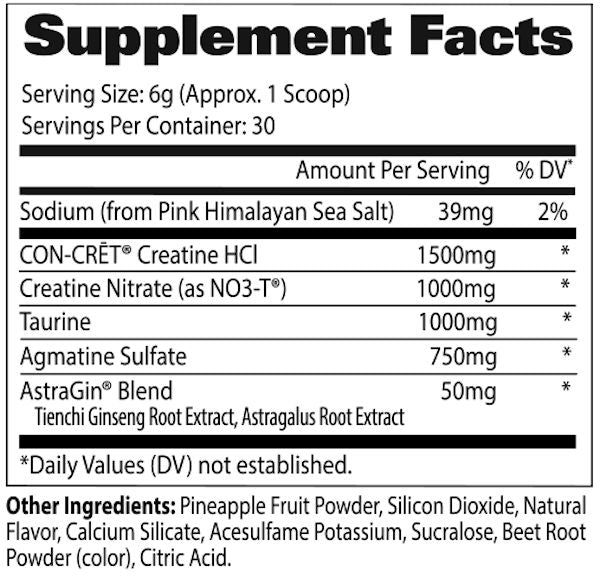 GAT Sport Creatine HCI+fact