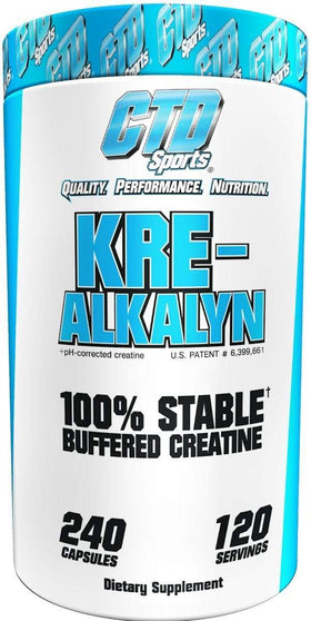 CTD Sports Kre-Alkalyn Creatine 240 caps||Bodyandfitness.com