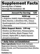 CTD Sports Noxivol 180 tabs|Pre Workout|Bodyandfitness.com