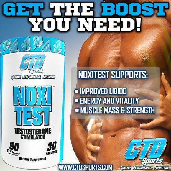 CTD Sports Noxitest 90 Caps|Test Booster|Bodyandfitness.com